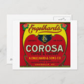 Engelhard's Coffee LabelLouisville, KY Briefkaart (Voorkant / Achterkant)