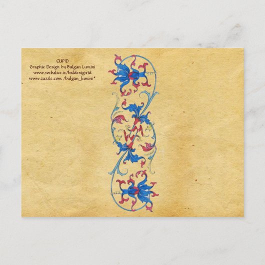 ENGELHART WASZEGEL PERKAMENT BEVAT DATUM Monogram Aankondigingskaart (Achterkant)