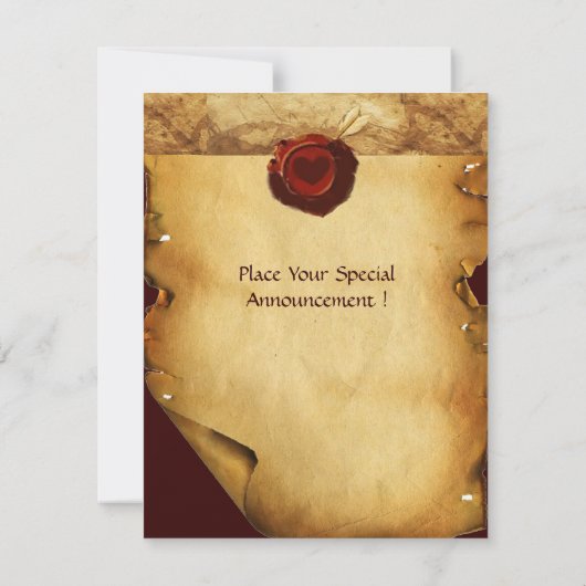 ENGELHART WASZEGEL PERKAMENT MONOGRAM KAART (Achterkant)