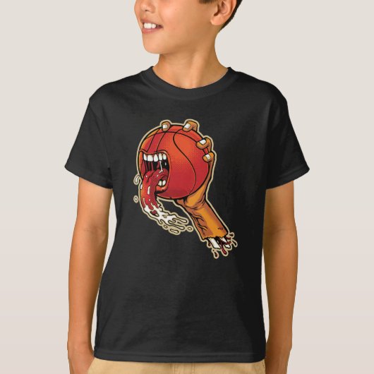 Engelig Basketbal T-shirt (Voorkant)