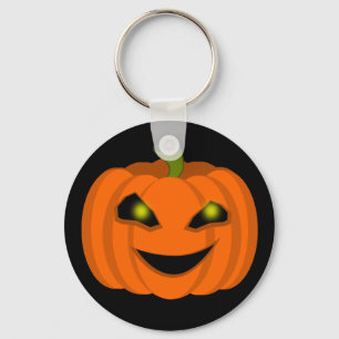 Engelige Halloween pompoen Sleutelhanger
