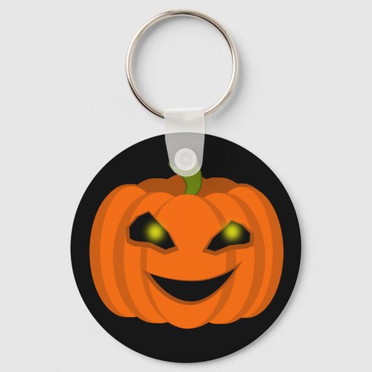 Engelige Halloween pompoen Sleutelhanger (Voorkant)