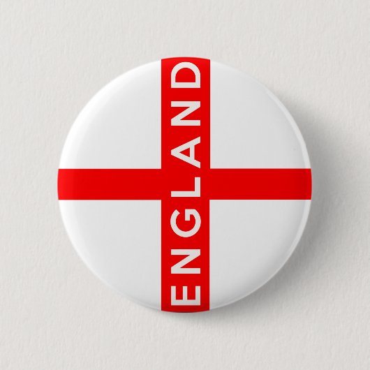 engelland vlag brits symbool naam ronde button 5,7 cm (Voorkant)