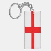 engellands vlag lang symbool engelse naam sleutelhanger (Voorkant Links)