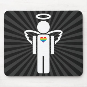 engelpictogram. muismat