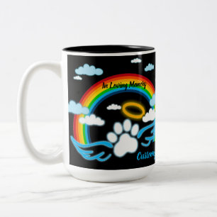 Engelpoten Regenboogherdenking Tweekleurige Koffiemok