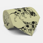 engels aanwijzer en zetter stropdas (Opgerold)