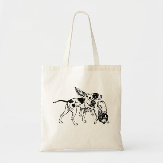 engels aanwijzer en zetter tote bag (Voorkant)