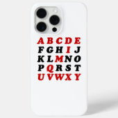 Engels alfabet Case-Mate iPhone case (Achterkant)