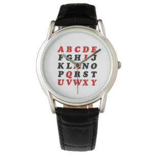 Engels alfabet horloge