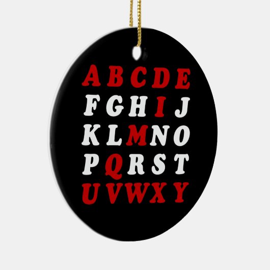 Engels alfabet keramisch ornament (Rechts)