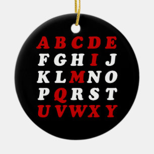 Engels alfabet keramisch ornament