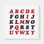 Engels alfabet magneet (Voorkant)