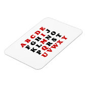 Engels alfabet magneet (Linkerzijde)