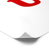 Engels Alfabet Poster (Hoek)