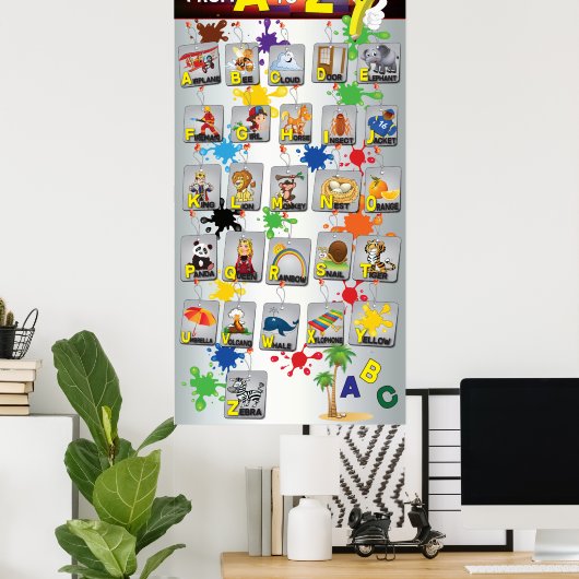 Engels alfabet poster Education (Thuiskantoor)