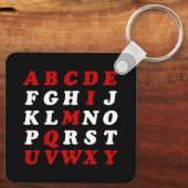 Engels alfabet sleutelhanger (Achterkant)