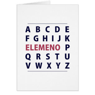 Engels Alphapbet ELEMENO Song