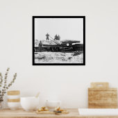 Engels Armstrong Pistool in Fort Fisher, NC 1864 Poster (Keuken)