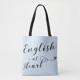 Engels at Heart Grocery Bag, Engeland Tote Bag
