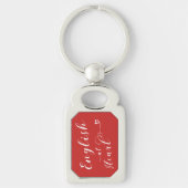Engels at Heart Keyring, Engeland Sleutelhanger (Voorkant)