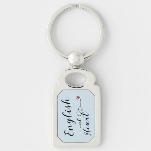 Engels at Heart Keyring, Engeland Sleutelhanger (Voorkant)