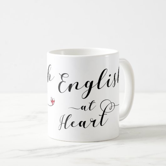 Engels At Heart Mok, Engeland Koffiemok (Voorkant rechts)