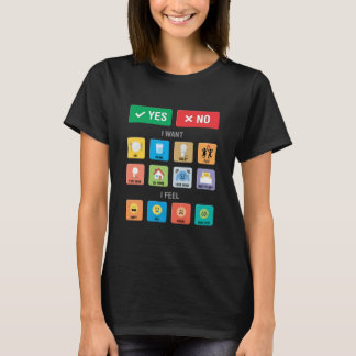 Engels Autisme AAC PECS Wijzen Communicatie 01 T-shirt