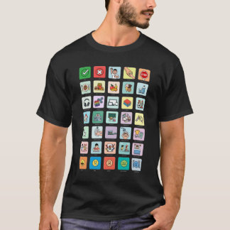 Engels Autisme AAC PECS Wijzen Communicatie 04 T-shirt