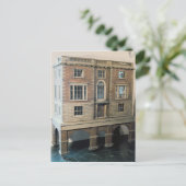 Engels balustraded doll's house with balcony briefkaart (Staand voorkant)