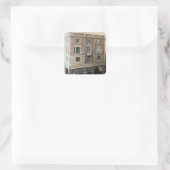 Engels balustraded doll's house with balcony vierkante sticker (Tas)