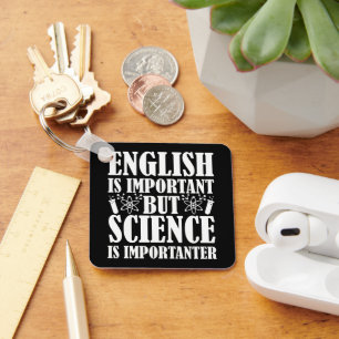 Engels Belangrijk Maar Wetenschap Grappig Leraar G Sleutelhanger