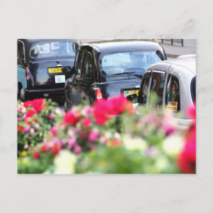 Engels Black Taxi Briefkaart