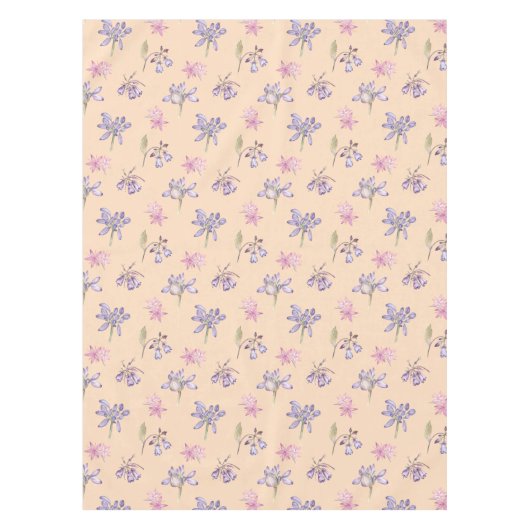  Engels Bloemen Floral Pattern Eetkamer Tafelkleed (Voorkant)