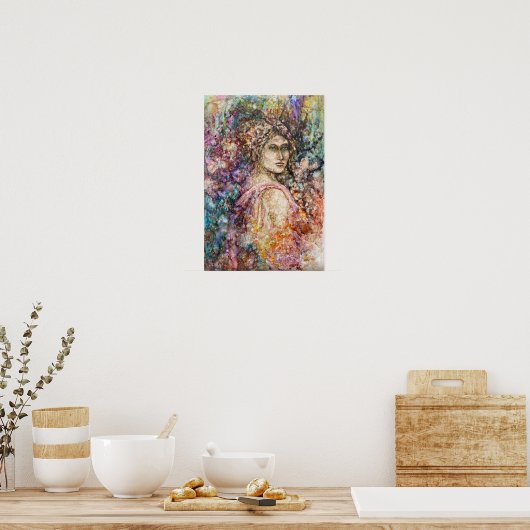 Engels Bloom Print (Keuken)