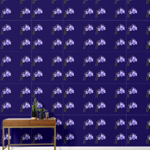 Engels Bluebell Flower Wallpaper Behang