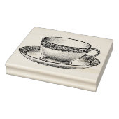  Engels Bone China Teacup Rubber Art Stamp Rubberstempel (Stempel)