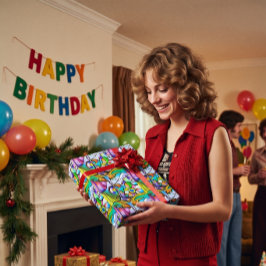 Engel's Boom Cadeaupapier