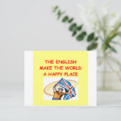 engels briefkaart (Staand voorkant)
