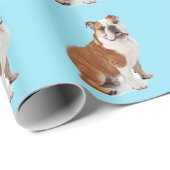 Engels British Bulldog Cadeaupapier (Rol Hoek)