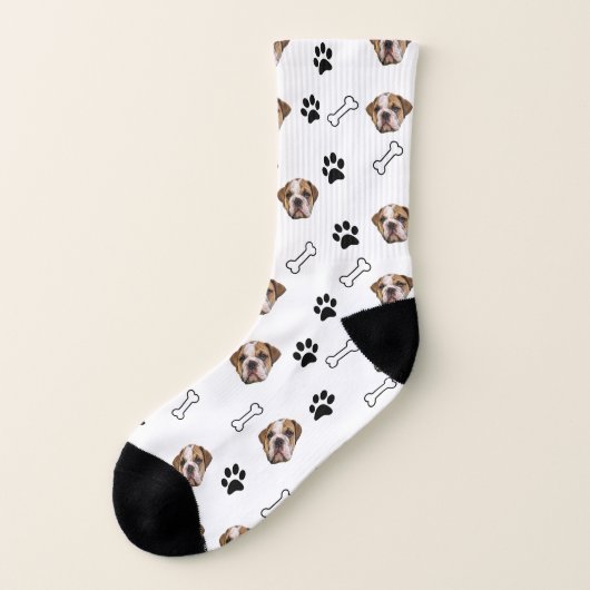 engels buldog sokken (Links - buitenkant)