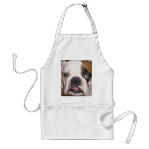 engels buldog standaard schort
