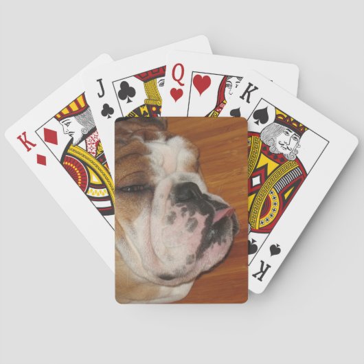 Engels bull dog dek of playcards pokerkaarten (Achterkant)