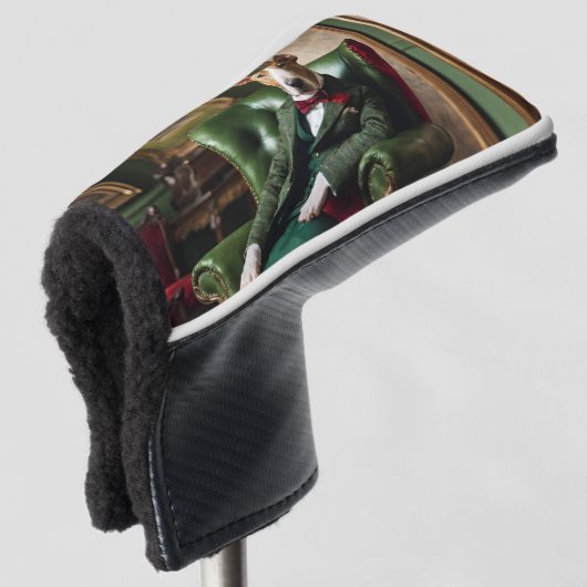 Engels Bull Terrier Golf Head Hoesje Golfheadcover (3/4 voorkant)