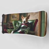 Engels Bull Terrier Golf Head Hoesje Golfheadcover (Voorkant)