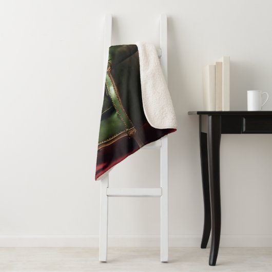 Engels Bull Terrier Kussen / Kussen Sherpa Deken (In situ)