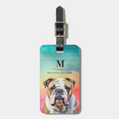 Engels Bulldog Bagagelabel (Voorkant verticaal)