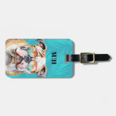 Engels Bulldog Bagagelabel (Voorkant horizontaal)