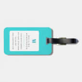 Engels Bulldog Bagagelabel (Achterkant horizontaal)