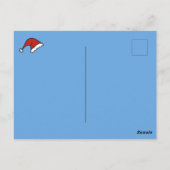Engels Bulldog Christmas Briefkaart (Achterkant)